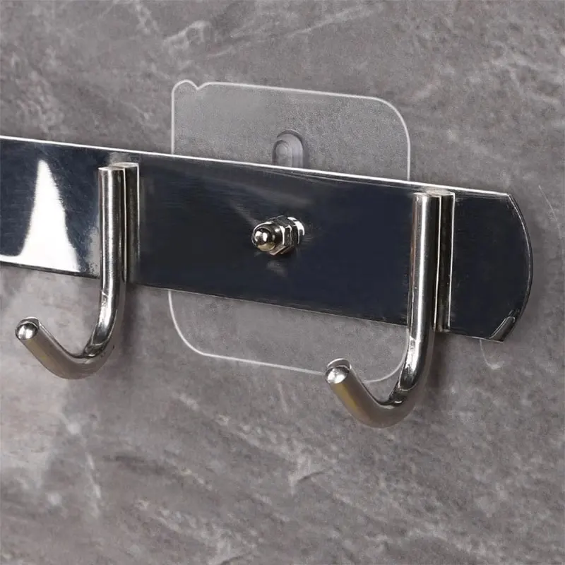 2-10Pcs Screw Wall Hooks Self Adhesive Hangers Seamless Nail Screw Free Sticker Hook for Wall Mount Kitchen Bathroom Home Office - Image 4