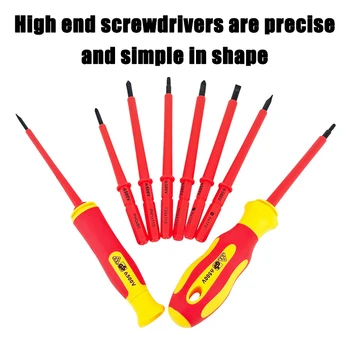 10PCS Magnetic Screwdriver High Hardness Detachable Plum Blossom Screwdriver Electrician Professional Set