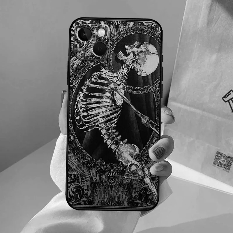 Gothic Skull Design Phone Case Cover