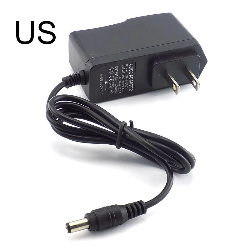 DC 5V 2A Power Adapter Supply AC to DC 100V-240V Converter Charger 2000mAh 5.5mm x 2.1mm US EU Plug for LED Strip CCTV Camer E1 power adapter,power supply
