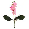 Triple Heads Artificial Orchid Flowers European Retro Style Butterfly Orchids Home Wedding Party Decoration Fake Silk Flores 5