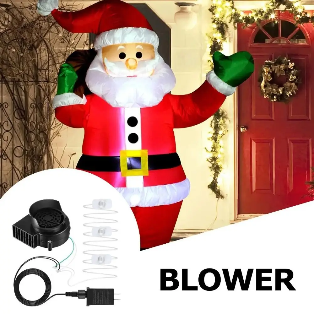 Mini 12V 1.2A Inflatables Blower LED Light Strings Durable Air Blower Univesal High Power Blower Fan Christmas Decorations