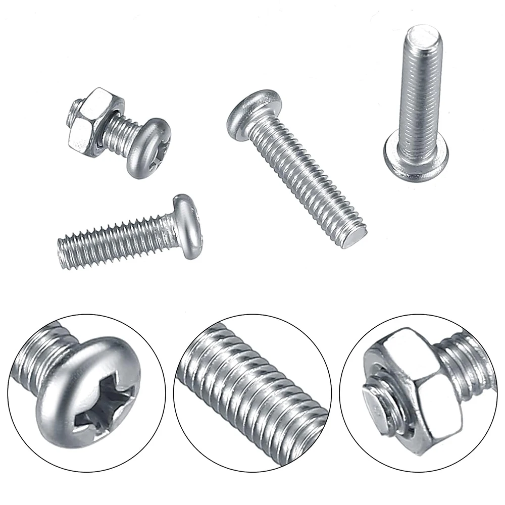 320pcs/Lot M2 Machine Screws Set Fasteners for LaptopHard DiskKey/Board/Phone/PC