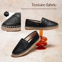 Simple Classic Patchwork Design Women's Flat Shoes Letters Print Fashionable Versatile Women's Casual Shoes - Image 4