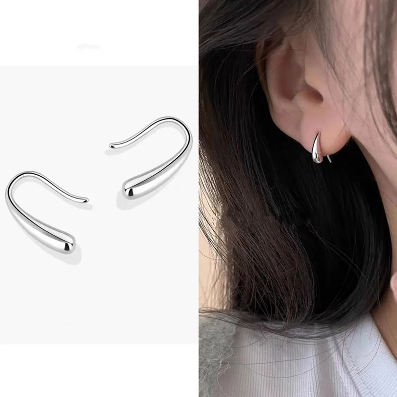 Niche design earrings for women, simple temperament, high quality pierced ears, short hair, personalized earrings for women