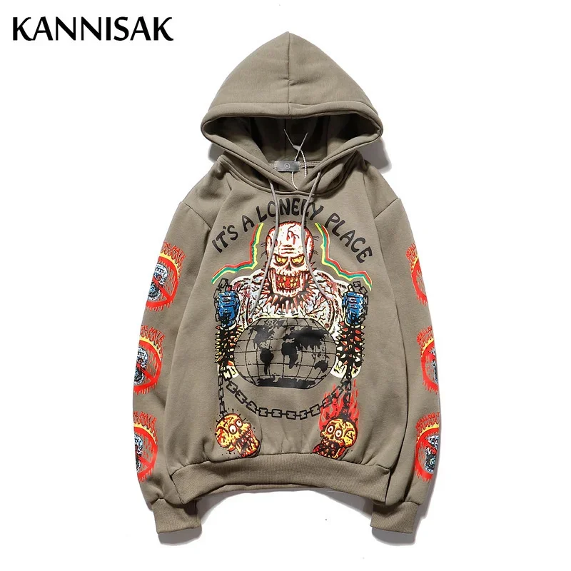 

Women Hoodies Printing Autumn Winter 2021 Graffiti Hooded Pullover Thick Fleece Hip Hop Couple Cotton Hoodie Oversize Streetwear