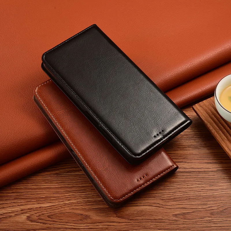 Crazy Horse Genuine Leather Magnetic Flip Cover For XiaoMi Mi Mix 2 2s 3 4 Max 2 3 Cases Wallet
