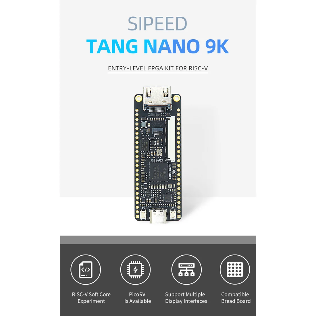 糪  9K FPGA   GOWIN GW1NR-9 HDMI ȣȯ RISC-V