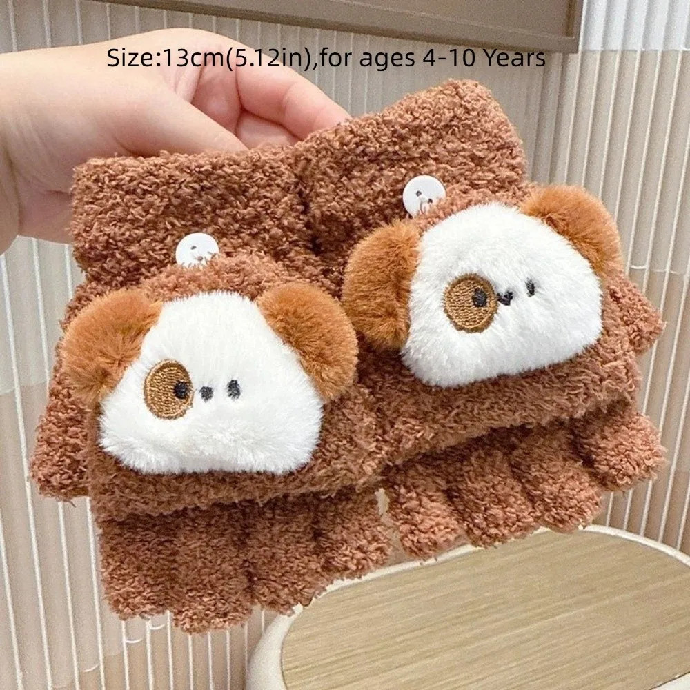 4-10 Years Old Fashion Warm Kids Winter Gloves Coldproof Windproof Children Mittens Elastic Soft Baby Gloves Baby Boys Girls