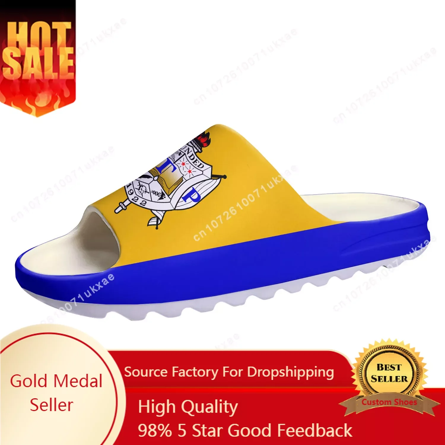 

Rho Sorority ΣΓP 1922 Soft Sole Sllipers Sigma Gamma Home Clogs Customized Step On Water Shoes Mens Womens Teenager Sandals