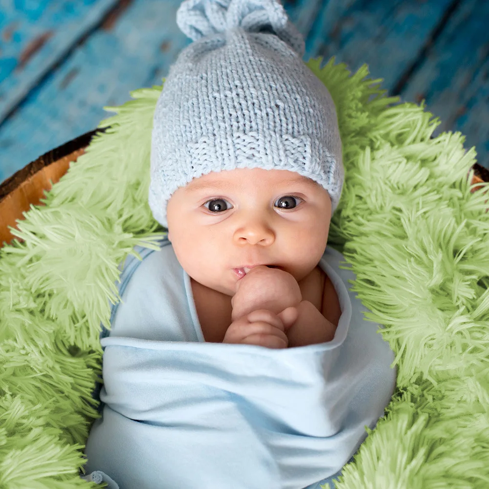 Newborn Photography Props Cushion Faux Fur Fabric Photography Props Newborn Photographic Backdrops Newborn Blanket