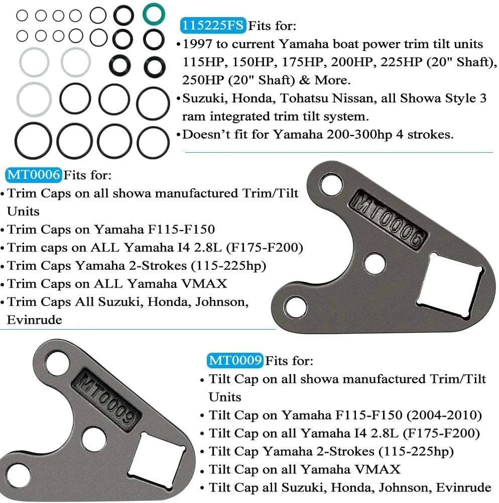 Outboard Trim Tilt Pin Wrench Tool Set MT0006 For Yamaha Suzuki - Foto 11