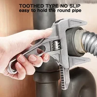 Bathroom Adjustable Wrench, 6-68mm Mini Adjustable Wrench, Multifunctional Aluminum Wrench, Bathroom Pipe Nut Removal Tool 1
