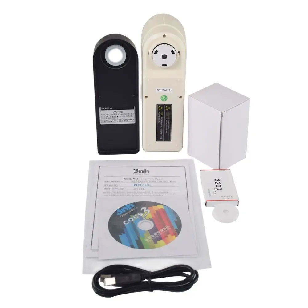 NR200 Digital Colorimeter 8mm Dimeter Aperture Color Meter Color Difference Analyzer 5
