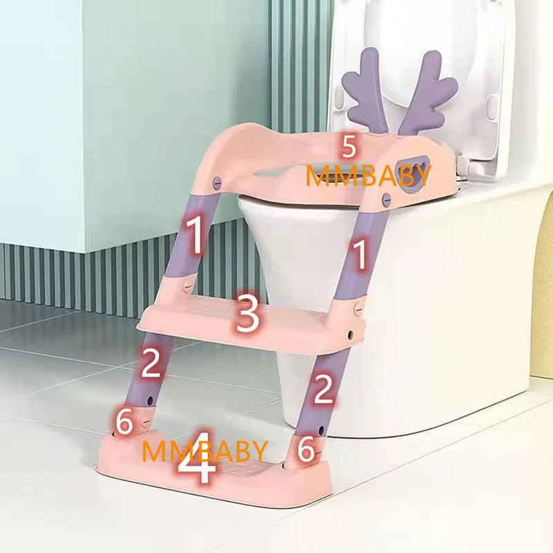 Children's 0-6 Years Old Pot Soft Baby Potty Plastic Road Pot Infant Cute Baby Toilet Seat Boys & Girls Potty Trainer Seat Stool 4