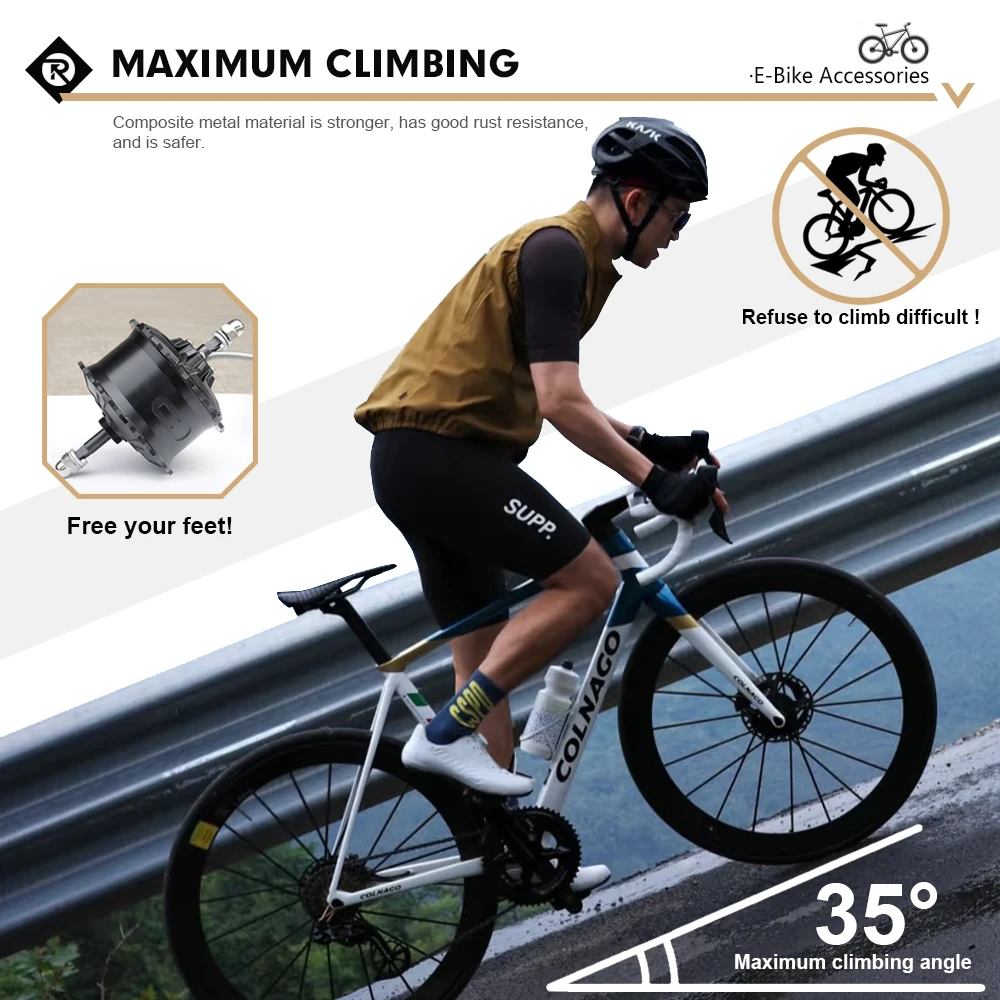 48V1000W Electric Wheel Motor Speed 50-55km/h Rear Hub Motor drop out 170mm For Fat Tire 20" 26" 4.0