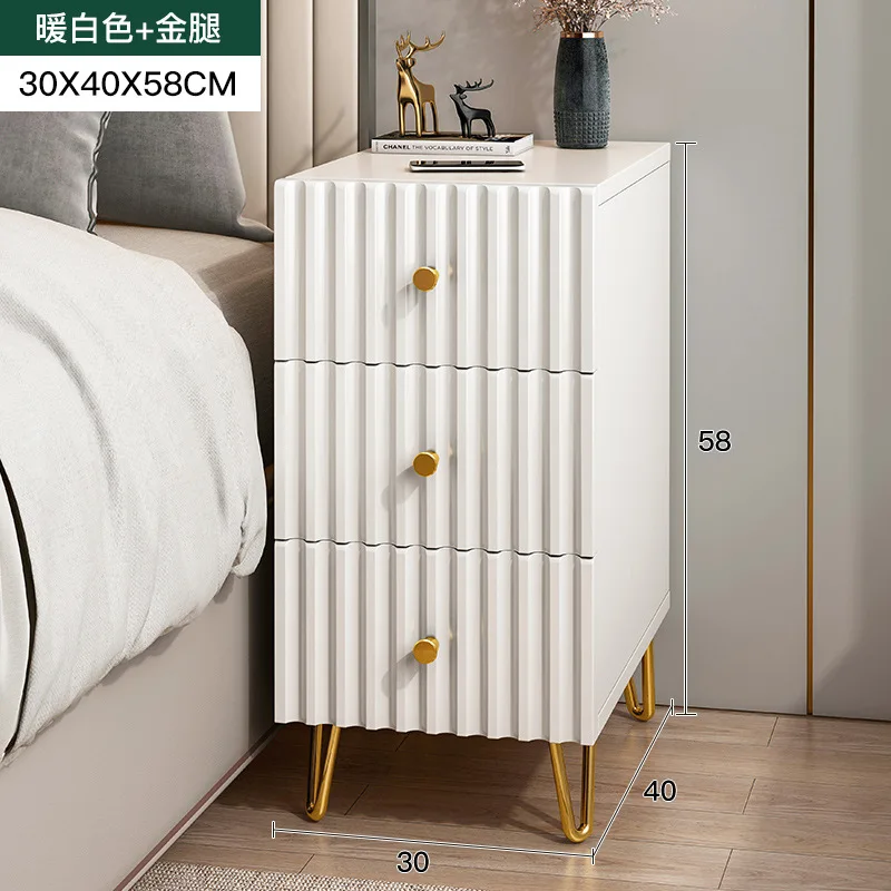 

nightstand style bedside Simple modern luxury storage cabinet Living Room bedroom bedside Table Storage cabinet furniture LYH