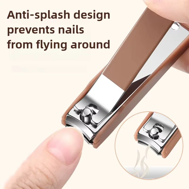 Stainless Steel Nail Clipper Set 8pcs Nail Care Kit Stainless Steel Manicure & Pedicure Set Clipper with Travel Case