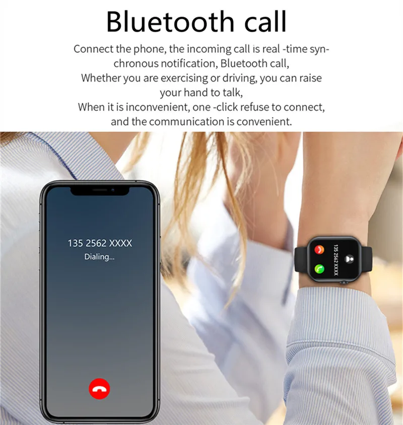  ȭ G20 Smartwatch 1.83 ġ  ̾ ð    ƮϽ ƮĿ  ͸ Ʈ ġ