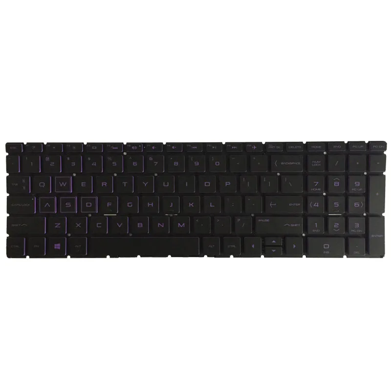 Teclado do Portátil dos Eua para hp Pavilion Gaming 15-cx Tpn-c133 15-dk 15t-dk Tpn-c141 15-ec Tpn-q229 17-cd Tpn-c142 16-a Retroiluminado Novo Teclado de substituição - Imagem 3