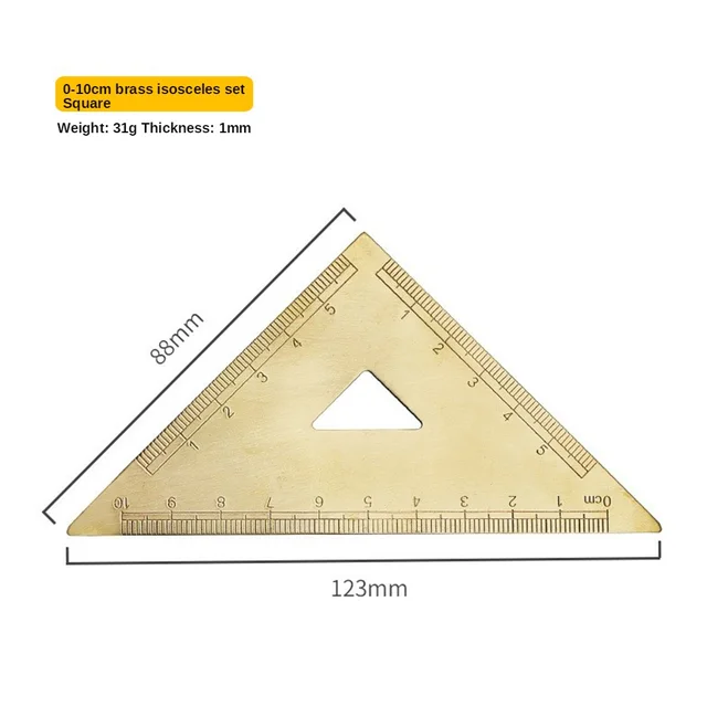 0-180 gradi metallo ottone rame goniometro forniture scolastiche per  ufficio misurazione strumento di disegno forniture educative scolastiche  per la matematica - AliExpress