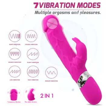 Sex Toys Dildos AV Rabbit Vibrator for Women USB Rechargeable masturbators Vibrator female sexulaes toys for Adults 18 sexyshop 3