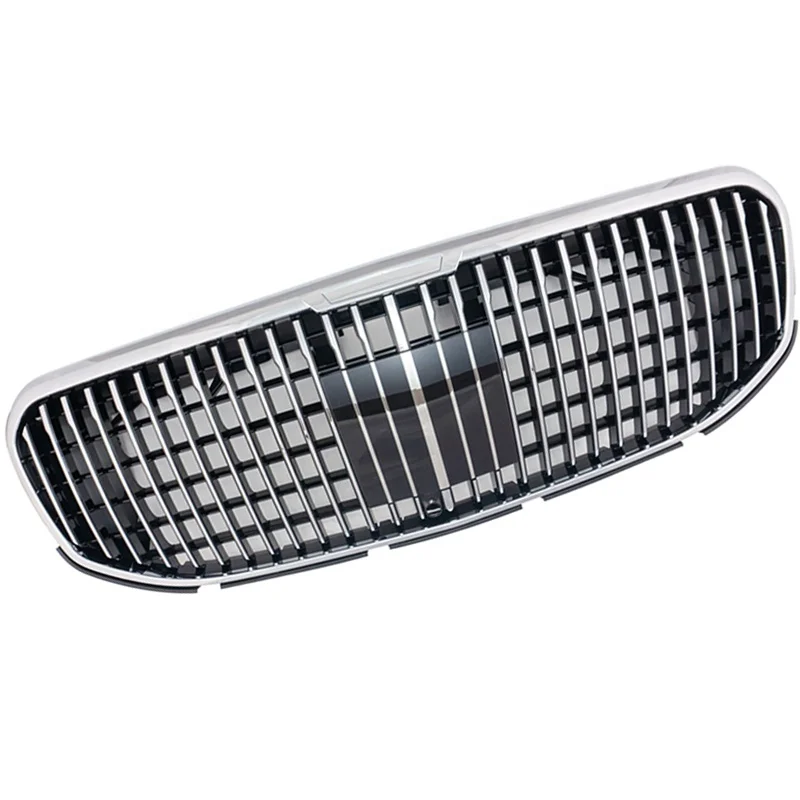 

X167 For Style Silver Color Auto Front Radiator Grille Fit For Mercedes Benz GLS Class GLE450 Model Year 2020 To 2022