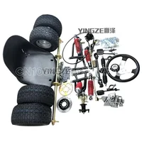 Go Kart 1M Axle Kit Off-road Modified Steering Suspension Rear Front and Disc Brake 6 Inch  Wheel 7 Inch  Wheel 8 Inch  Wheel 1