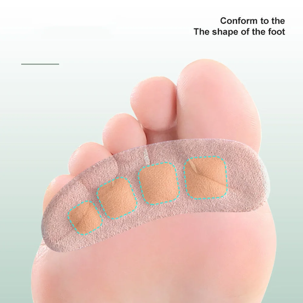 Shoe Insoles Heel Patch Insole Heel Protector Heel Protector Pads Heel Insoles Heel Cushion Insole Forefoot Pads Toe Pads Forefoot Cushion Soft Silicone Pads for Women's Shoes Anti-Slip Forefoot Insert Pad Heel Liner Gel Insoles for Heels Sandals