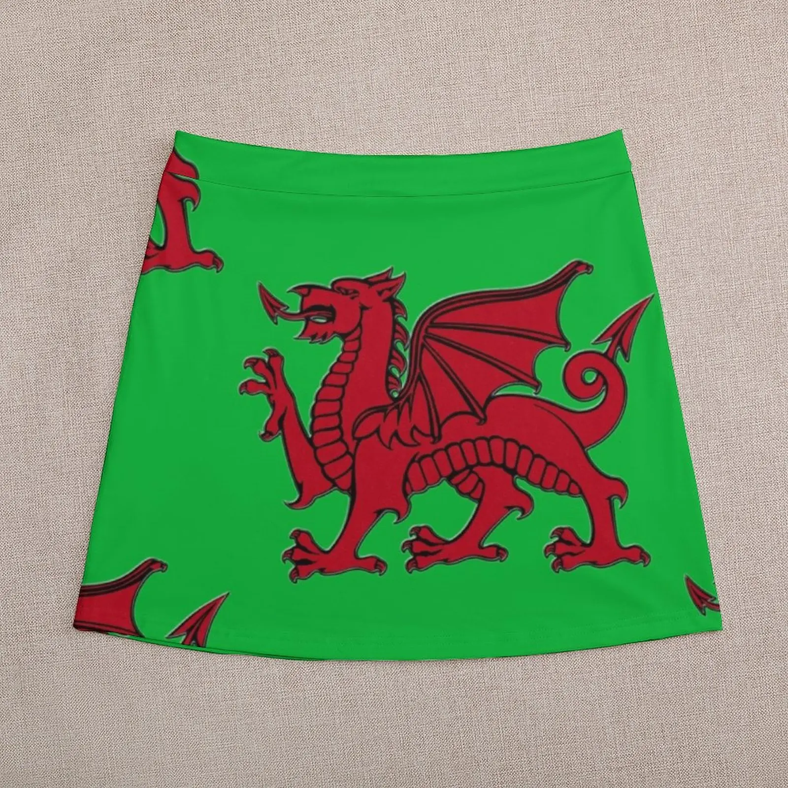 THE WELSH DRAGON Mini Skirt Women's summer skirt skirt for woman cosplay Women's dress