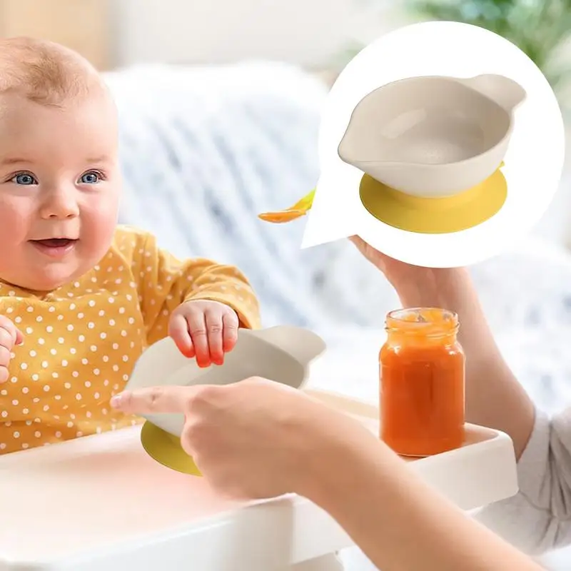Toddler Bowls And Plates Anti-slip Baby Suction Bowls Duckbill Food Bowl Baby Dishes Toddler Bowls With Spoon For Thanksgiving