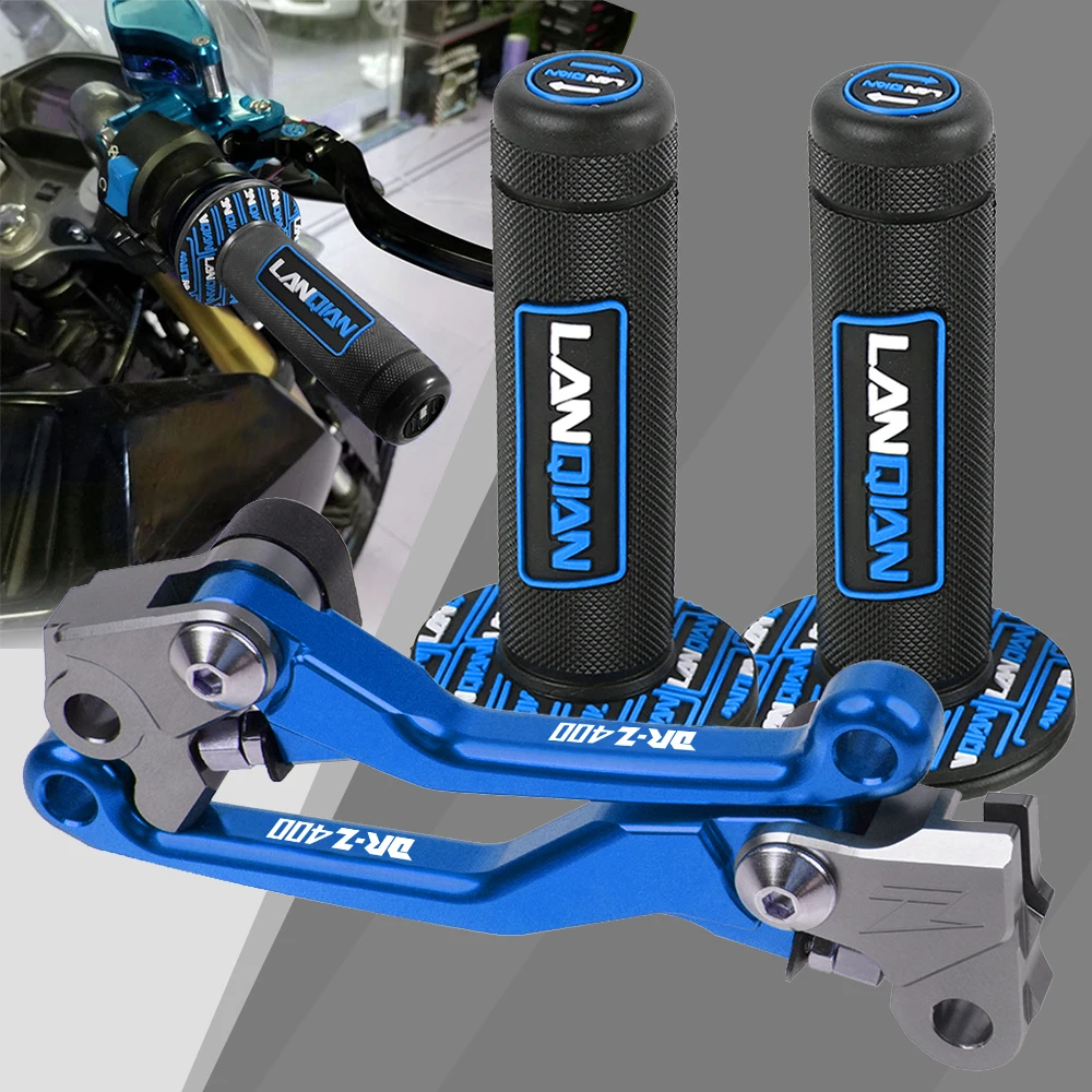 

For SUZUKI DRZ400 2000-2017 2016 2015 2014 2013 2012 2011 Dirt Bike Pivot Foldable Brake Clutch Levers Handlebar Handle Grips