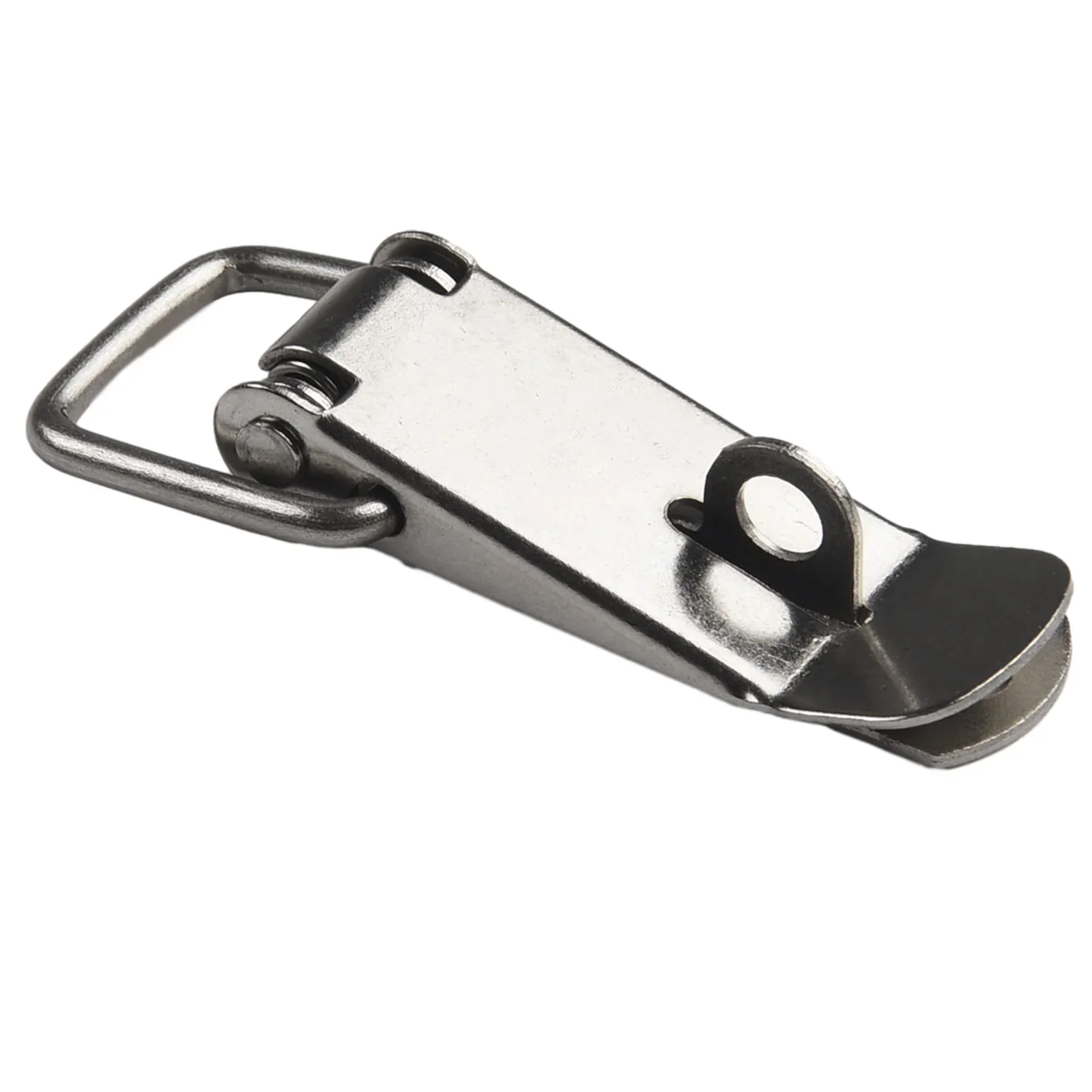 4pcs Latch Catch Stainless Steel Cabinet Boxes Handle Toggle Lock Clamp Hasp For Sliding Door Size 7.2*2.7cm door latch sliding door latch door lock latch toggle latch clamp cabinet locks