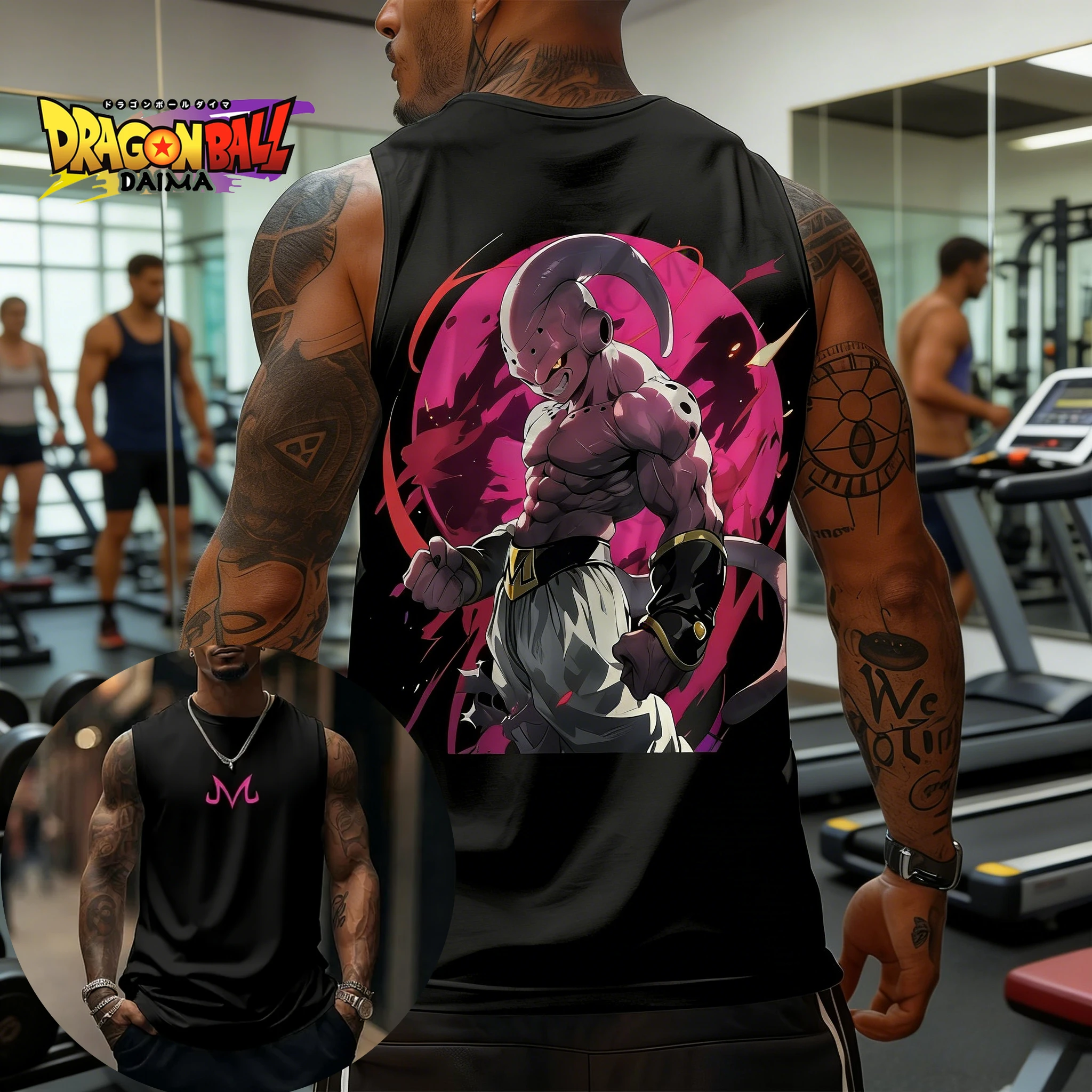 Dragon Ball Super Demon Buo Frühling Sommer Ärmellose Fitnessweste für Herren und Damen im Sport-Fitness-Trend Double Online