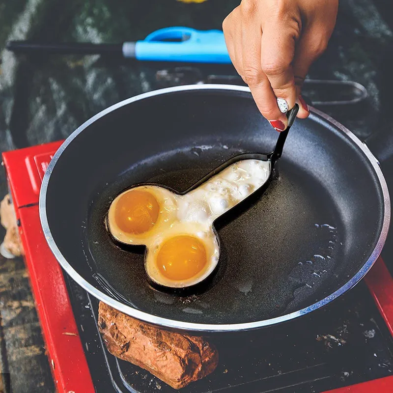 Funny Fried Egg Mold Omelette Egg Frying Mold Non-stick Pancake Cooking Moulds Fried Egg Kitchen Accessories Cooking Gadget