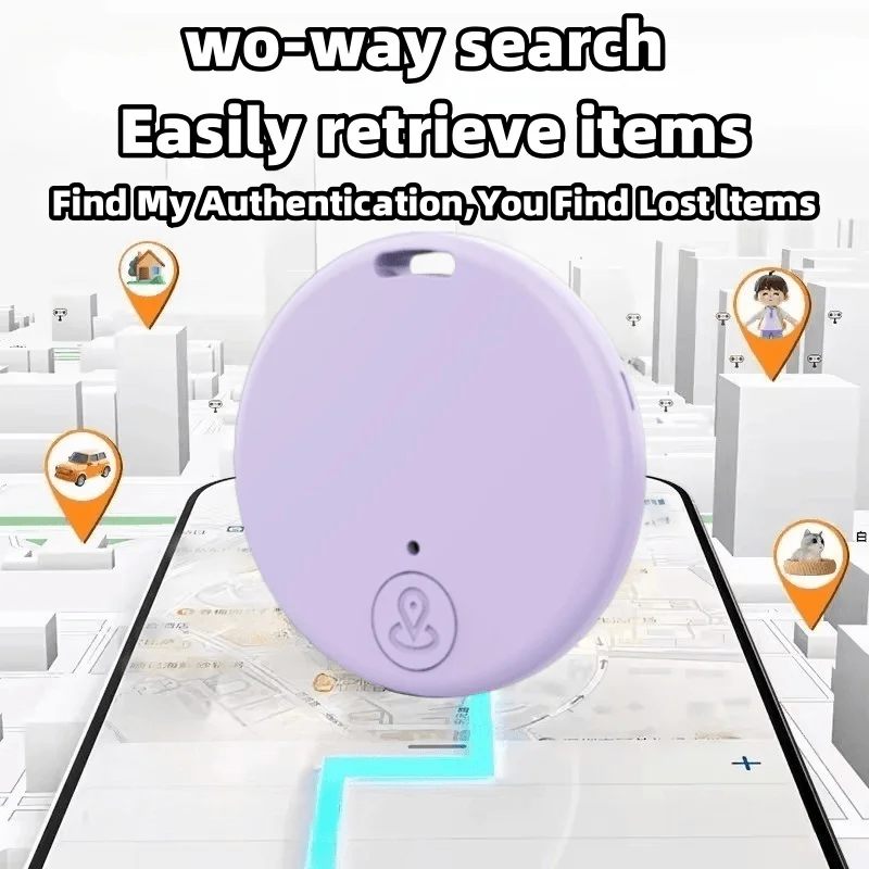 Smart device location tracker mini GPS tracker for locating mobile wallets keychains pet dogs cats and anti loss alar