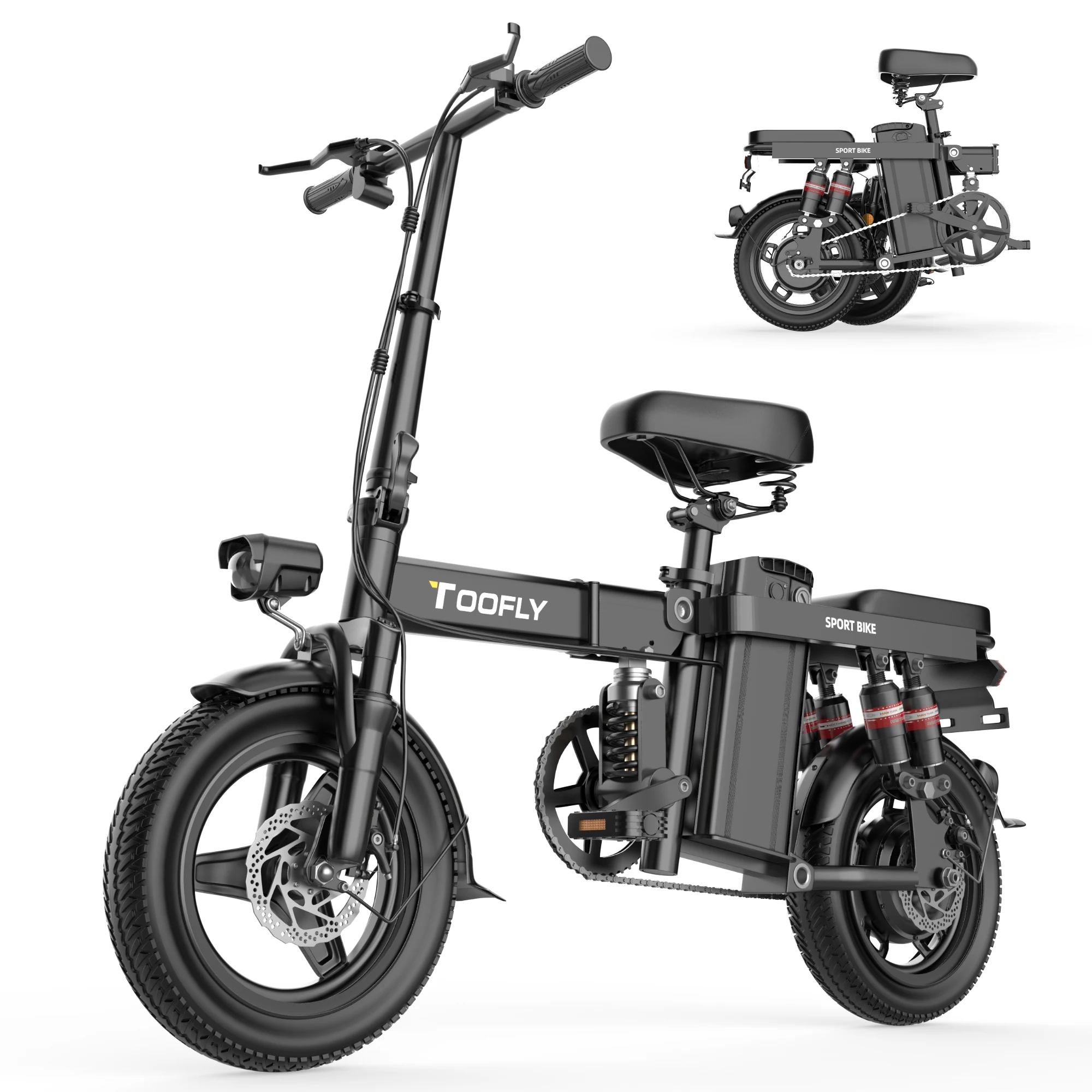 

2 wheel cheap 500w 48v electric moped bike with Foot pedal assistance