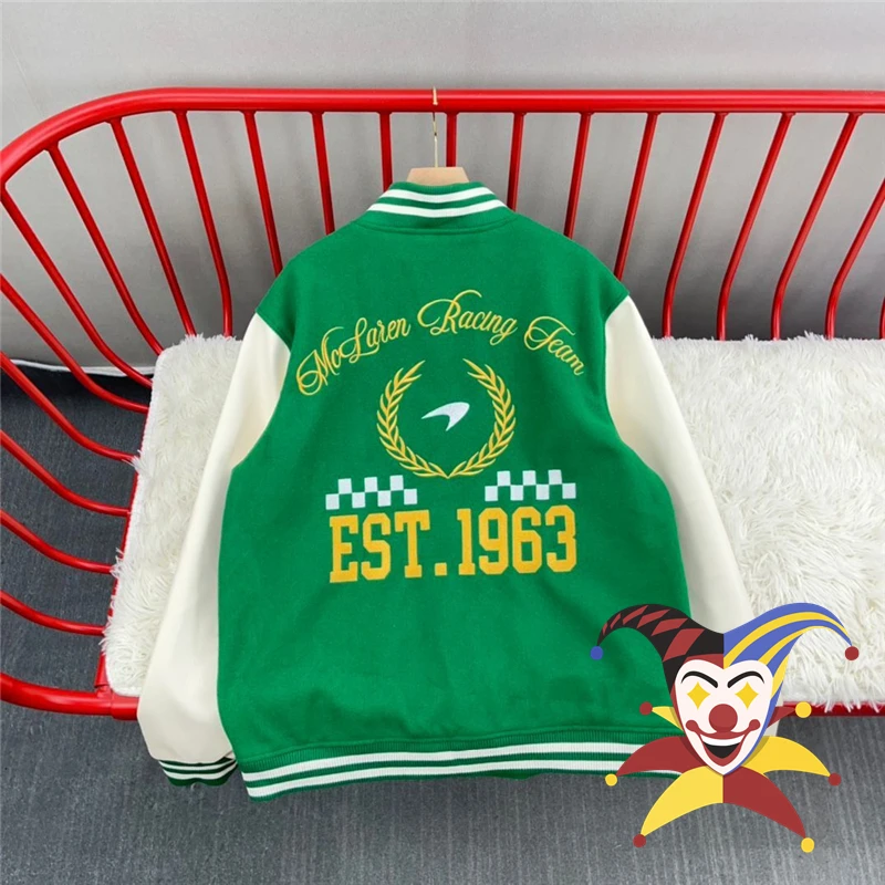 Rhude Baseball Jacket Men Women 11 Top Version Embroidered Rhude