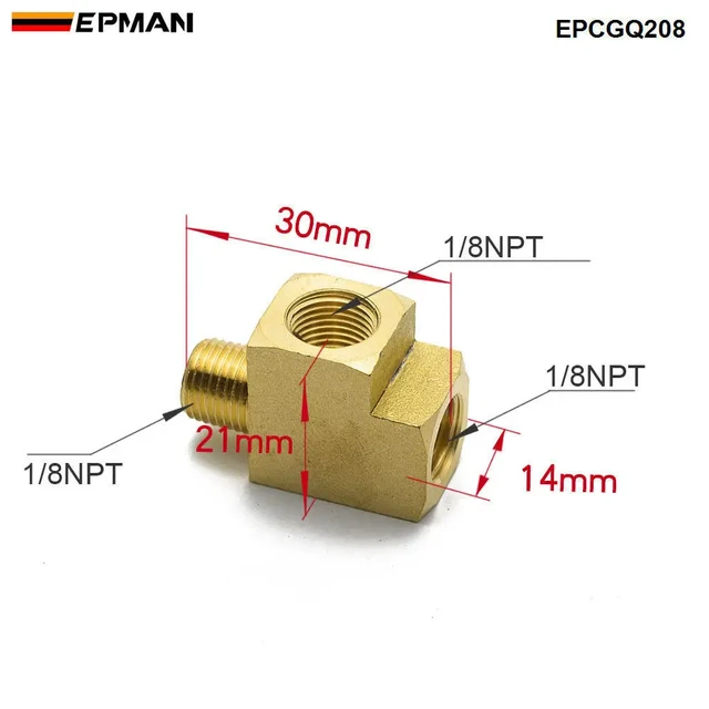  EPMAN TK-CGQ200 Adaptateur métrique pression d'huile 1