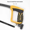 12 Inch Hacksaw with Coated Handle PP Handle Hacksaw Adjustable Metal Saw for Metal/Wood/Tree/PVC/Meat Sharp Cutting Hand Saw 3