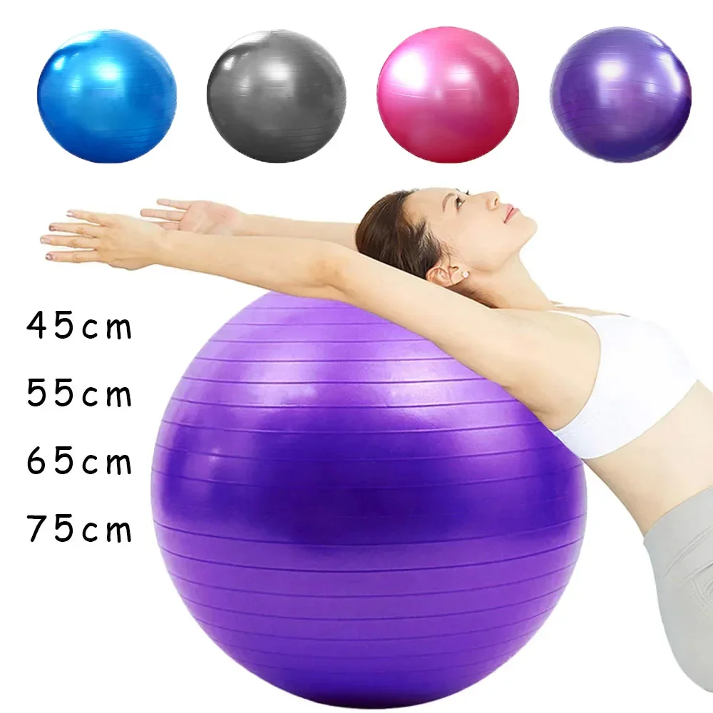 Yoga Ball Pilates Exercise Gymnastic Fitness Ball Balance Gym Fitness Yoga Core Indoor Training Equipment yoga ball gymnastics ball