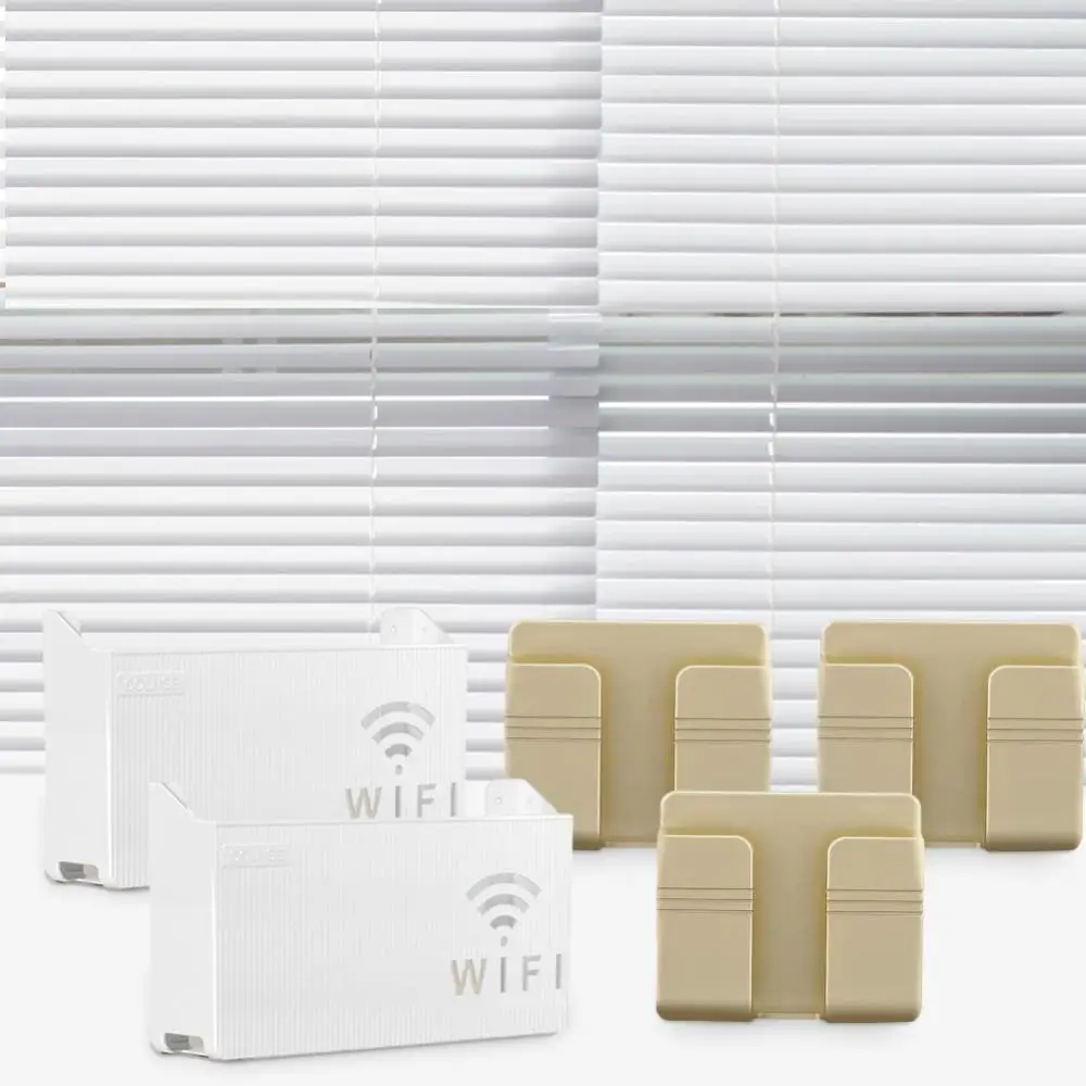 

Accessories Storage Box Easy To Store Space-saving Design Wireless Router Accessories Easy Installation Enthusiast Portable