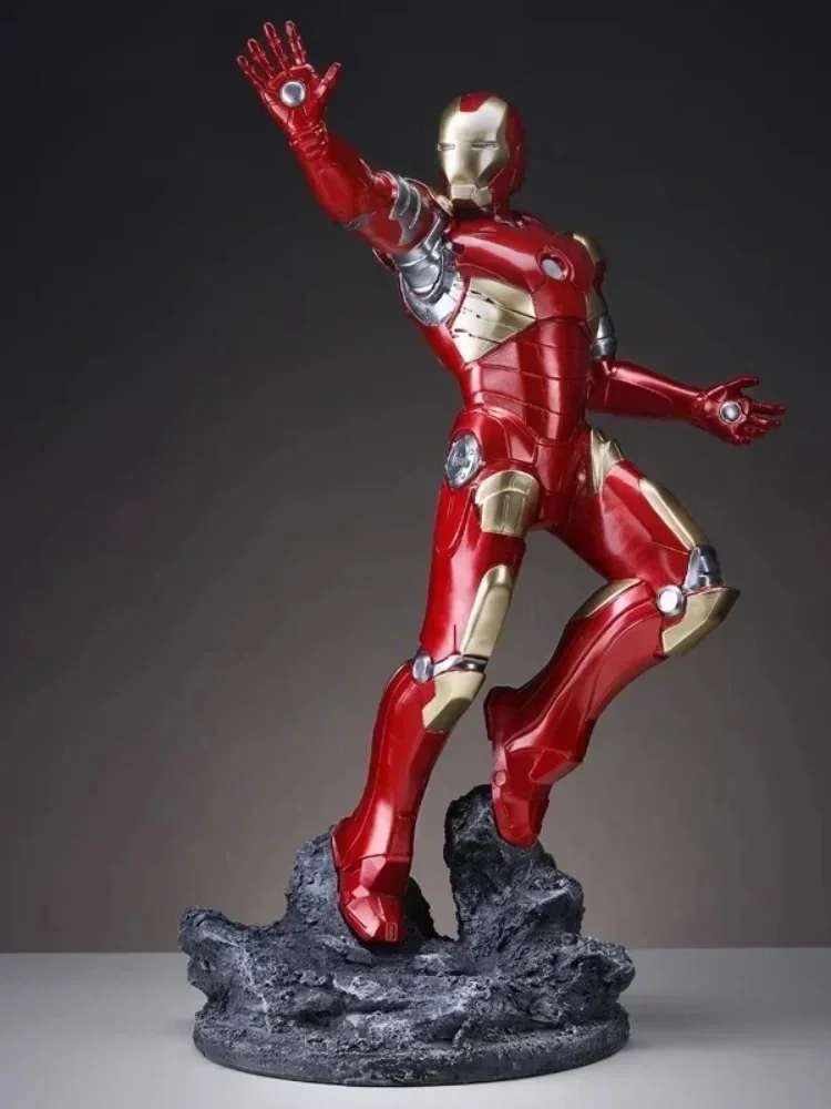 

53cm Marvel Iron Ma53cm Marvel Iron Man Mk43 Model Figure Avengers Alliance Surrounding Resin Statue Large Creative Home Decorat