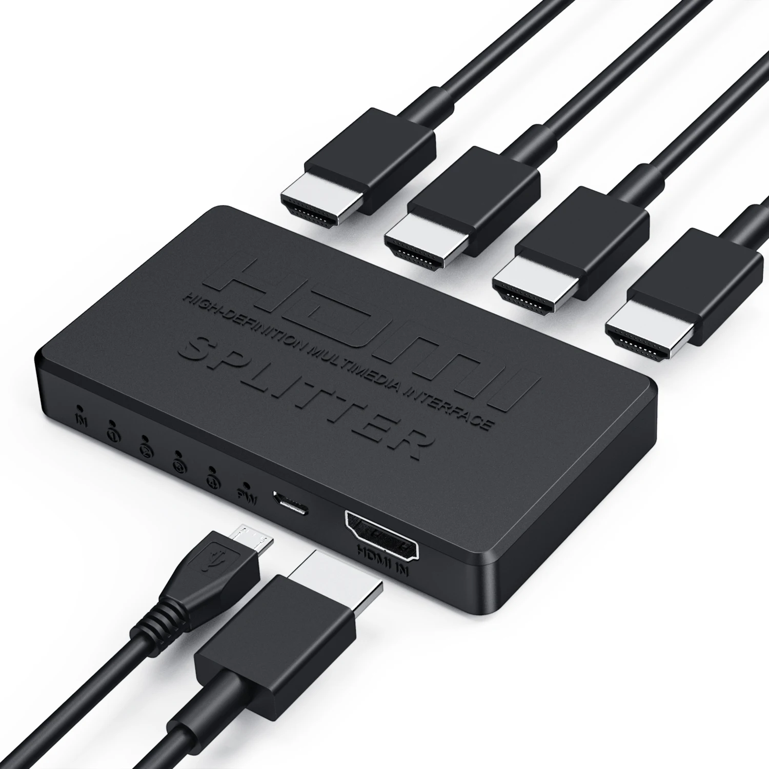 4K 2K HDMI й 1 in 4 out 4x1 HDMI ġ HDMI ȣȯ  Xbox PS4 DVD HDTV PC Ʈ  HD 1080P  ó