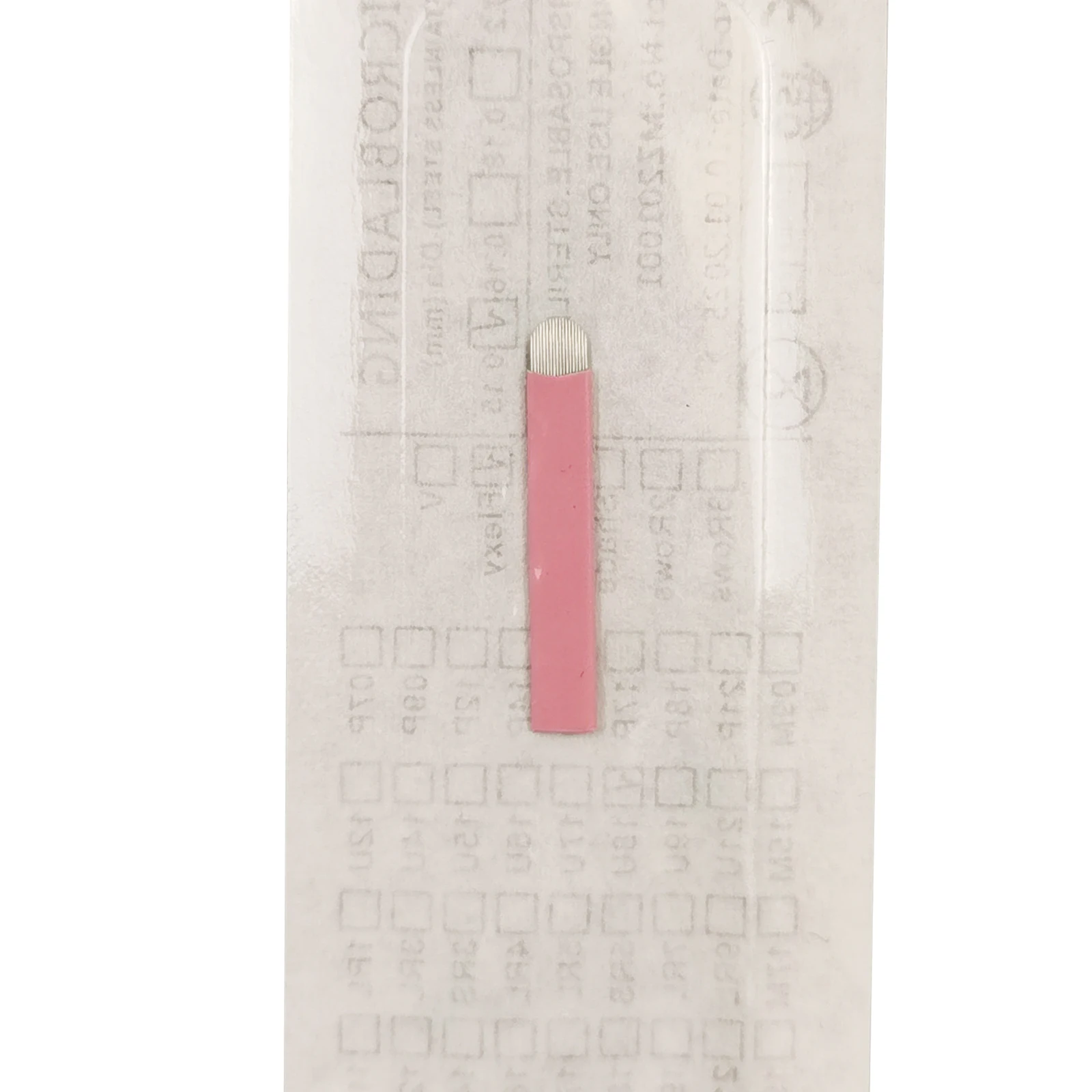 50pcs/Box Pink Nano Blades Thin 0.15mm Microblading Flex U Shape Needles Permanent Makeup 3D Embroidery for Tattoo Manual Needle