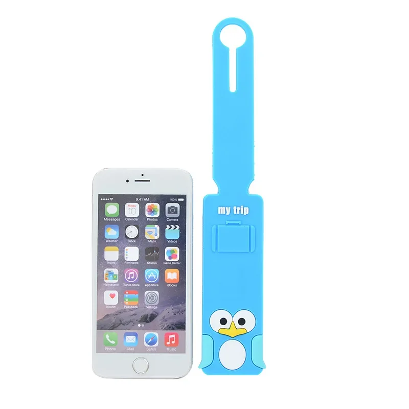 Cute Animals Strip Luggage Tag Fashion Travel Accessories Silicone Suitcase ID Addres Holder Baggage Boarding Tag Portable Label