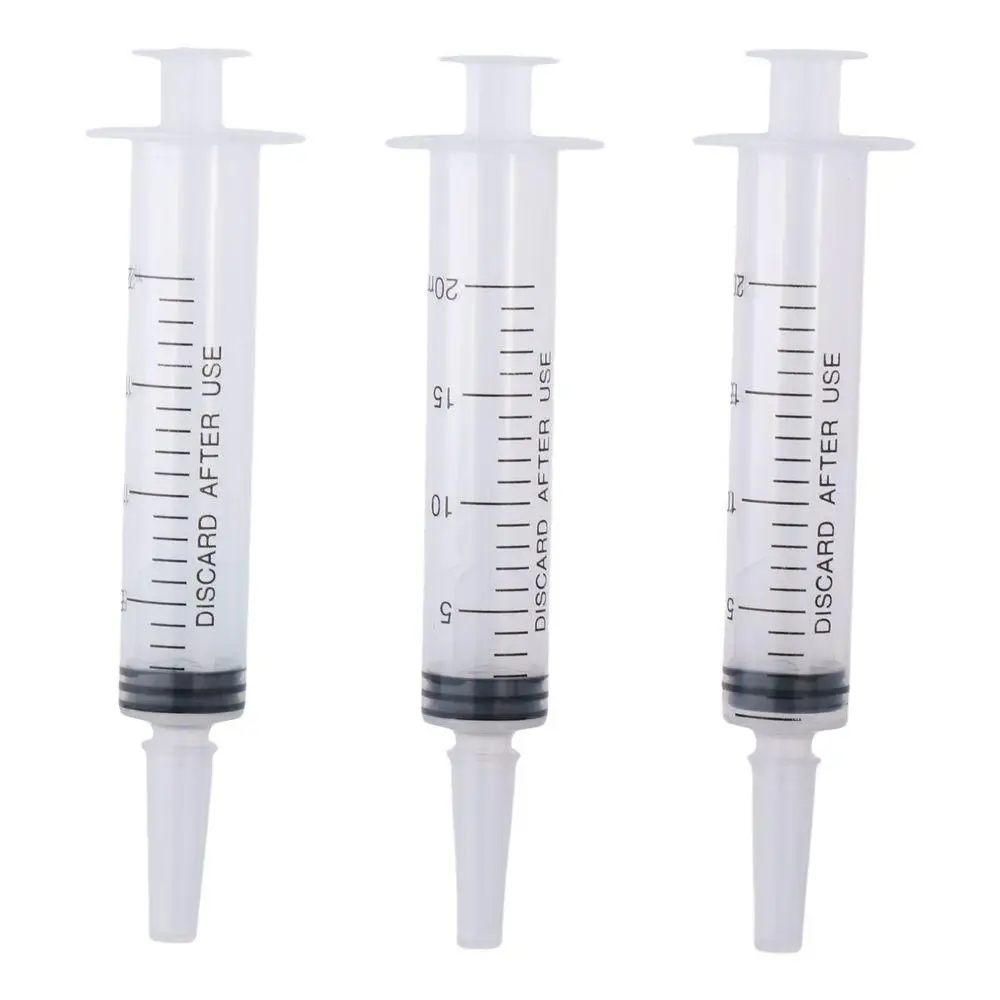 4er Pack 20ml 60ml Spritzen mit großer Kapazität Pump Plastiks pritze Mess spritze Werkzeug Mehrfach verwendung Haustier Medizin Feeder – Detail 1