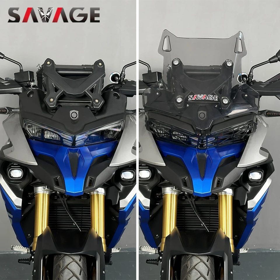 Protections Phare Antibrouillard Pour VOGE DSX 625/900/525 - Modèle Noir Avec Motif X