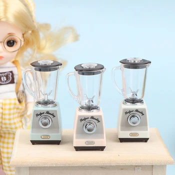 Set di Miniature per Casa delle Bambole 1:12: Macchina per Succhi, Tazza, Macchina per Caffè, Mixer, Modello di Elettrodomestico da Cucina, Giocattoli