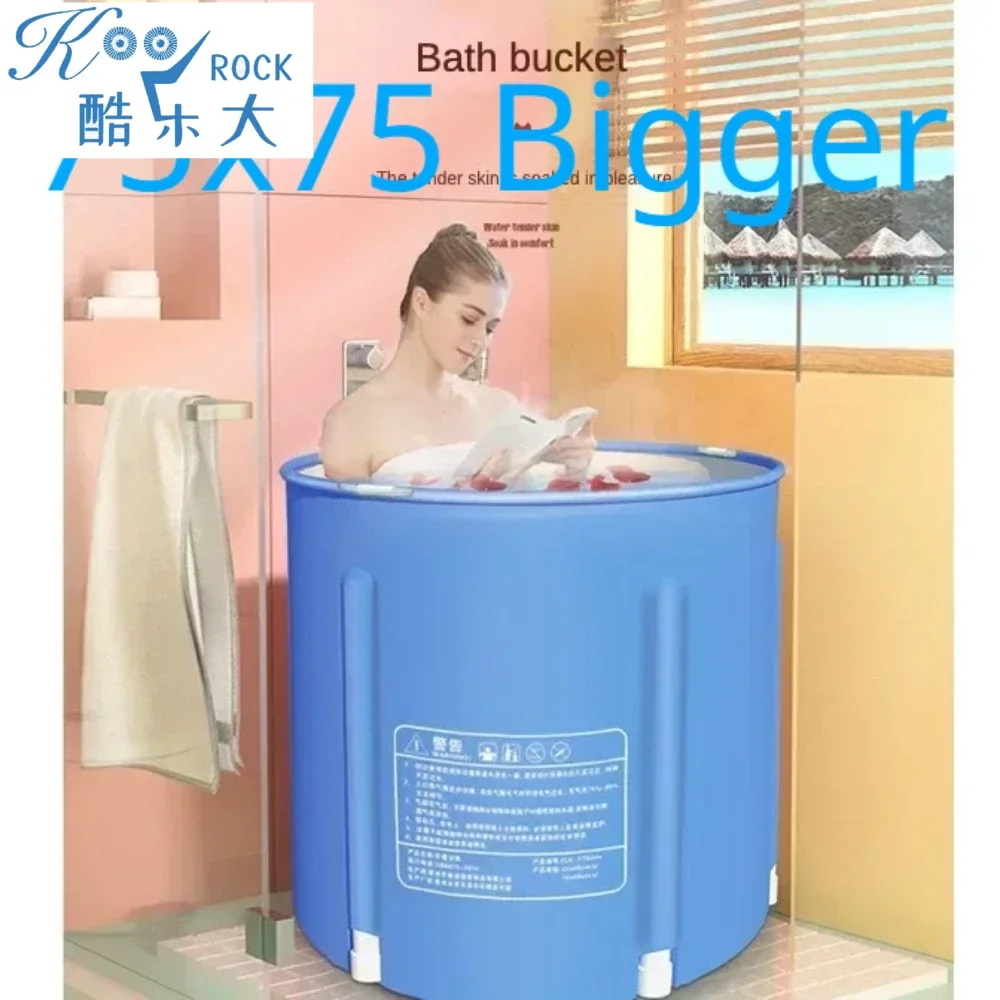 Air Mattress Inflatable Portable Bathtub - Foldable Ice Bath & Soaking Spa For Adults Portable Ice Bath